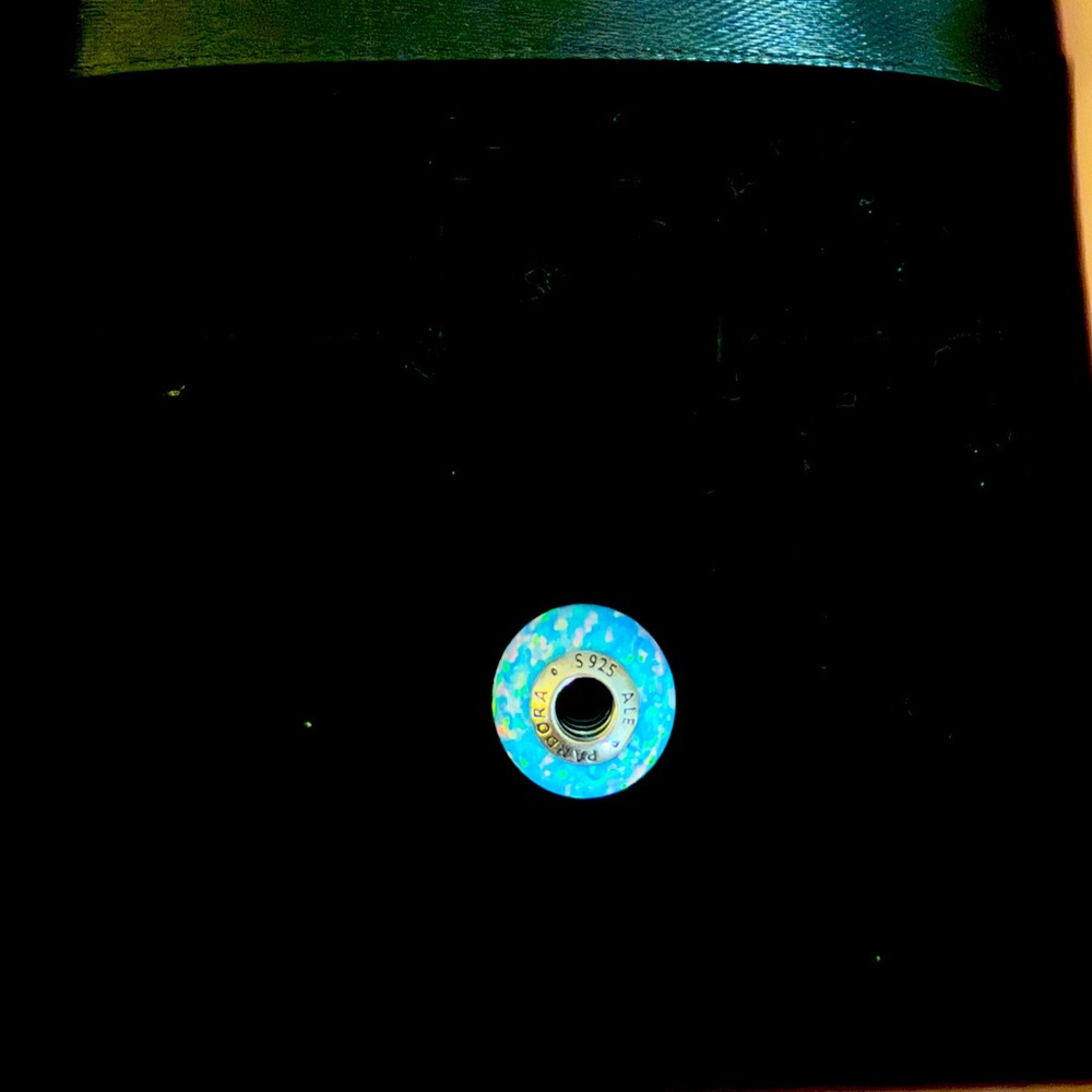 Pandora Opalescent Ocean Blue Charm - Sterling Silver - New in Box